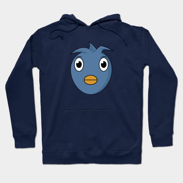 Blue Bird Hoodie by TommyArtDesign